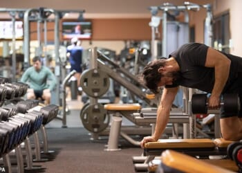 When it came to the David Lloyd health club, pictured, there were many times I asked myself, am I at a premium private gym... or in Benidorm?
