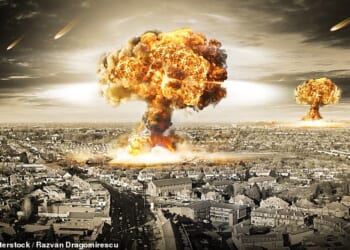 The US, Israel, Iran, and Russia have all warned that a catastrophic global war could be nearing as the crisis in the Middle East escalates (Stock Image)