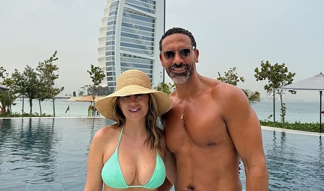 Stick or twist? Kate and Rio Ferdinand, who upped sticks and moved to Dubai last year, are amongst thousands in the UAE expat community who might be considering moving elsewhere if the conflict in the Gulf continues to rage