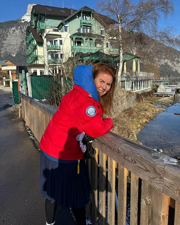 Three months on, the question on everyone's lips is: 'Where's Fergie?' As the Daily Mail discovered this week, the former Duchess of York (pictured, at the Mayrlife resort in Austria, in 2023) has a global coterie of still loyal chums who could have welcomed her with open arms