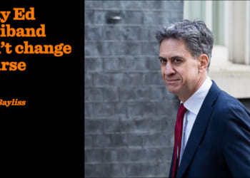 Why Ed Miliband can’t change course | Chris Bayliss
