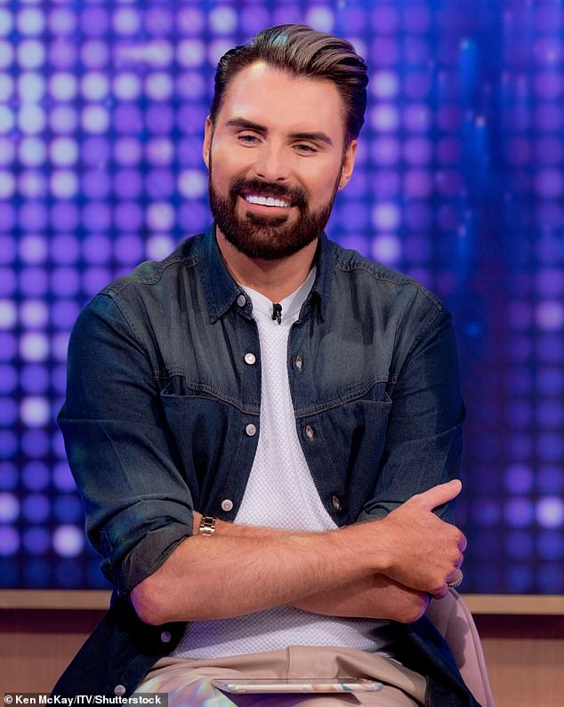 It is thought that the taboo around male cosmetic enhancements is gradually breaking, after years of aesthetic treatments being seen as a women-only domain (Rylan Clark pictured)