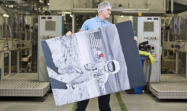 Luke Billings (pictured at work on the site in 2013) set off the fire alarm at the food giant's facility in Tutbury, Staffordshire, in October 2023, triggering a full evacuation and halting work on the factory floor