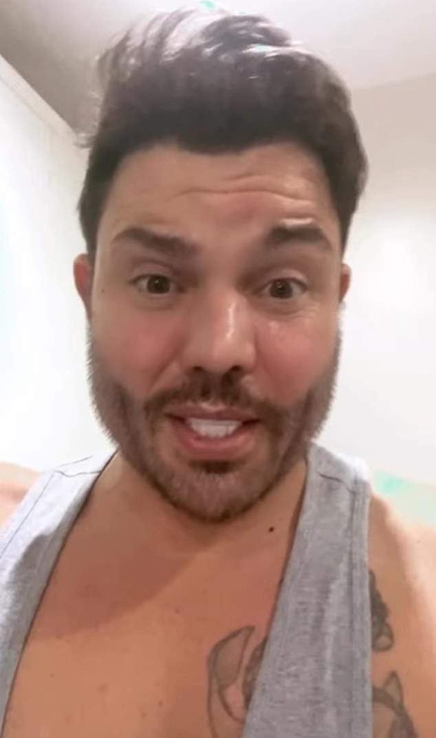 Meanwhile, TOWIE star Bobby Norris had a face and neck lift, sharing before and after pics (picture is from before)