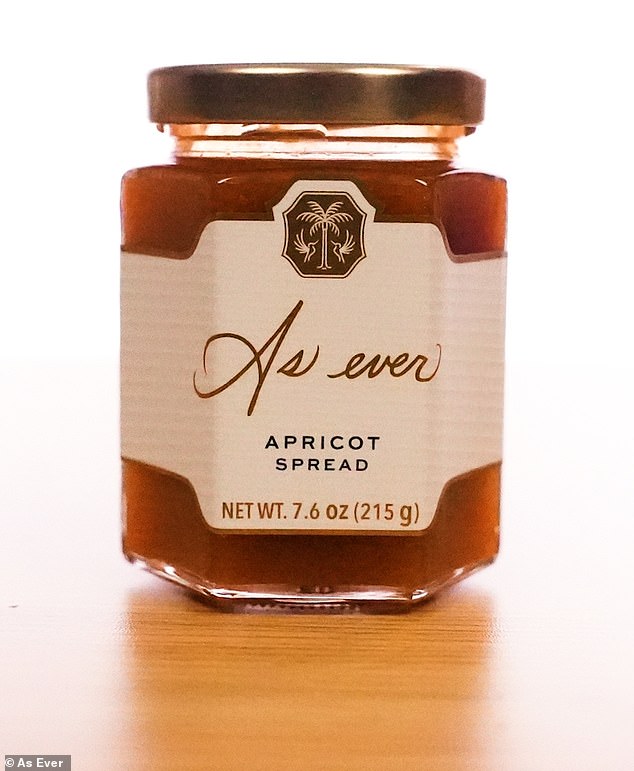 Meghan's trademark jam costs $9 (£6.80) per jar, and $14 (£10.60) with 'keepsake packaging'