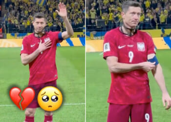 Robert Lewandowski breaks down in tears as dream of last ever World Cup ends in brutal fashion