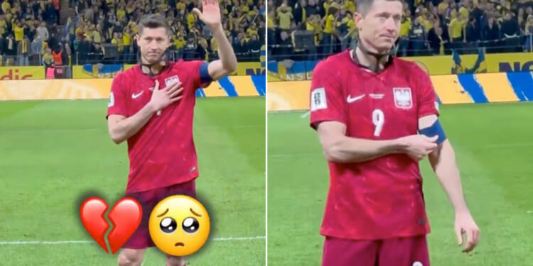 Robert Lewandowski breaks down in tears as dream of last ever World Cup ends in brutal fashion