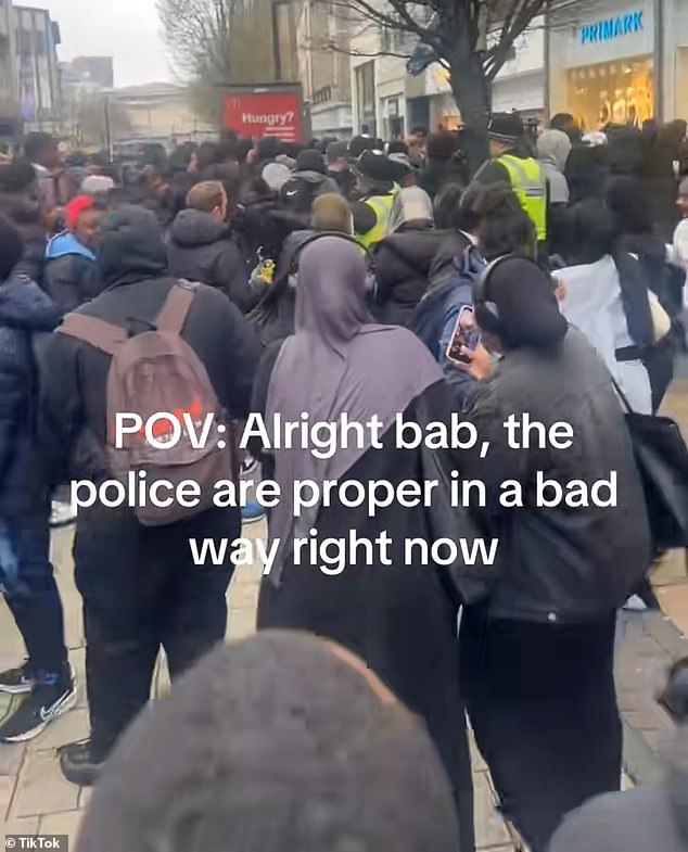 BIRMINGHAM: TikTok videos mocked the lack of control the police had over the crowd of teenagers