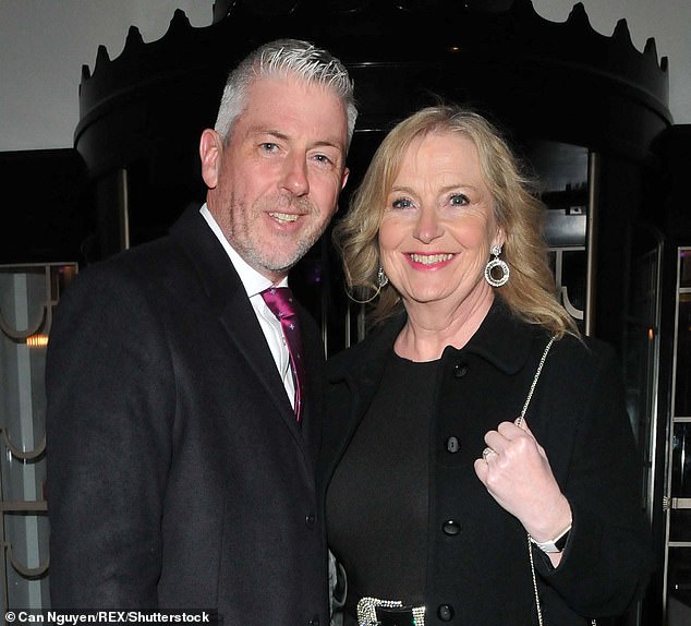 Carol pictured with Steve at a Radio Times event in January 2023. They were wed in December that year