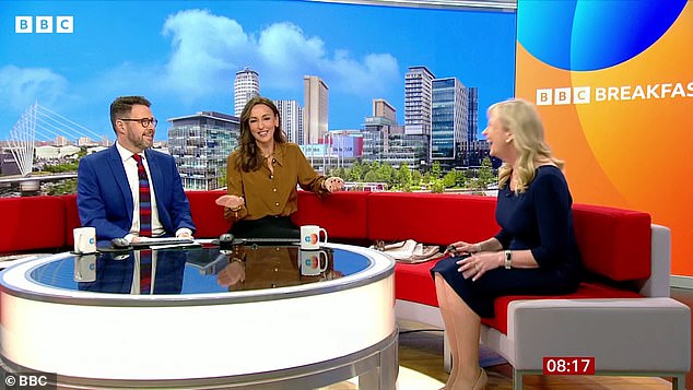 The TV presenter announced she would be walking away from the series back in January, with a tearful on-screen announcement to viewers and co-stars Sally Nugent and Jon Kay