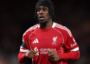 Liverpool rocked by another injury blow as Jeremie Frimpong taken off after 12 minutes with 'real setback'