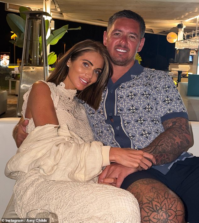 Amy shared sweet snaps of her self with Billy as she celebrated his 42nd birthday, and gushed she's 'counting down the days' until their wedding