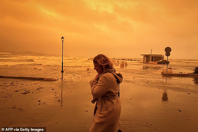 A British Airways service from London was rerouted to Corfu, while a SKY Express flight from Brussels was sent to Athens