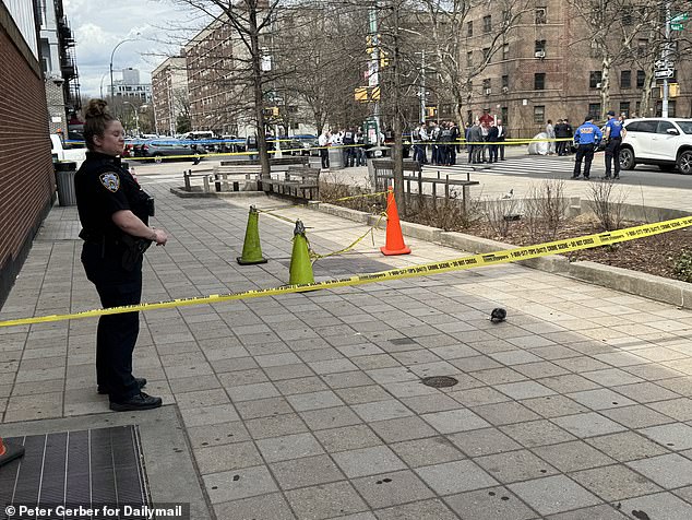 The unknown child was hit while being pushed in a stroller near Humboldt and Moore Street in Brooklyn on Wednesday