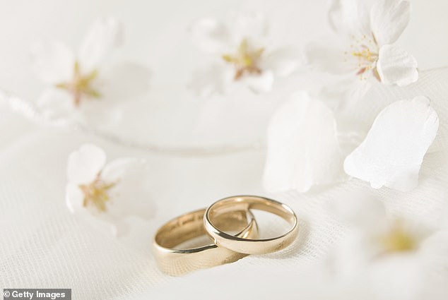 The rings: And there is no bridezilla among the pair. 'They're both involved and making decisions together,' a source told the site