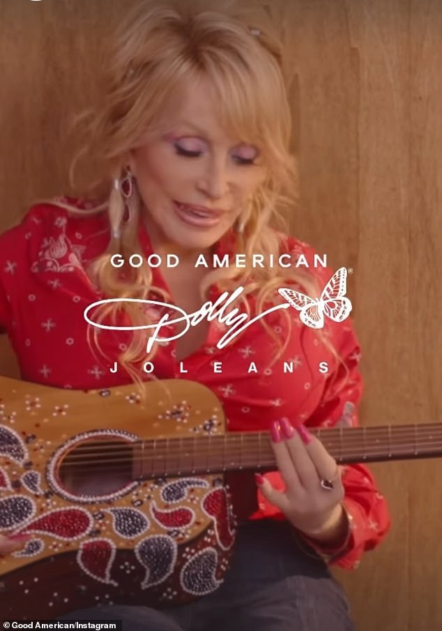 On Wednesday, Parton also announced her Dolly 'Joleans' collaboration with denim brand Good American, which was co-founded by Khloé Kardashian and Emma Grede in 2016