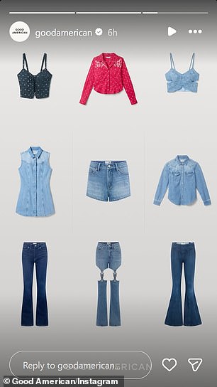 It features western shirts, cropped tanks and thigh-baring jeans