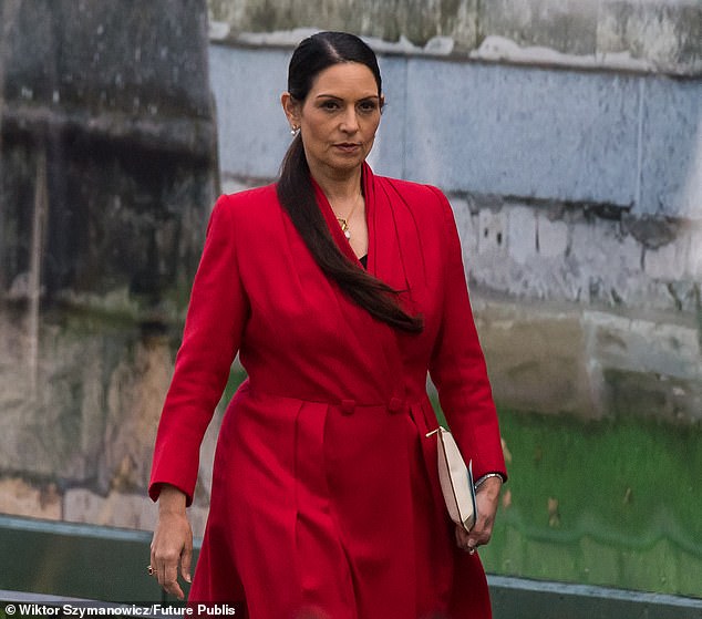 Shadow Foreign Secretary Dame Priti Patel (pictured) accused Sir Keir of trying to 'reopen old Brexit wounds' to distract from the economic 'mess' created by Labour