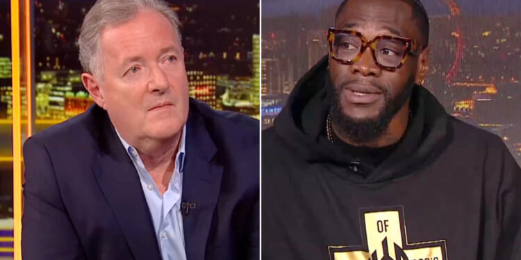 Deontay Wilder leaves Piers Morgan stunned with graphic story about how he became a dad