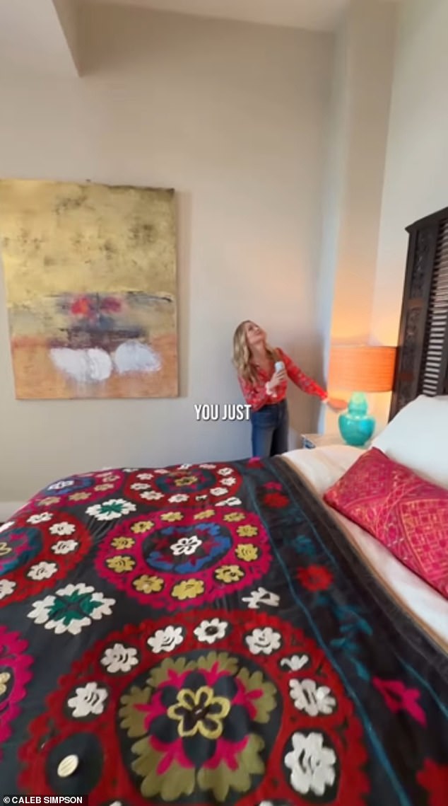 Graham has turned the space into her own oasis ever since