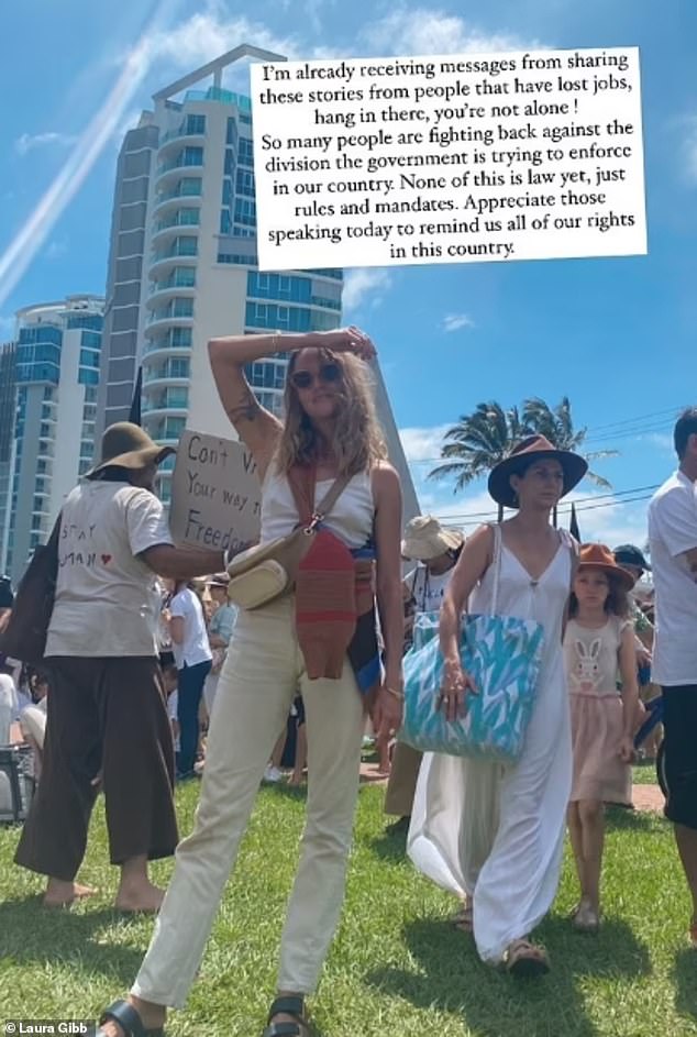 Following their split, Simon quickly went on to date active-wear designer Laura Gibbs, 41. However, the pair ended up splitting after she attended an anti-vaxx protest