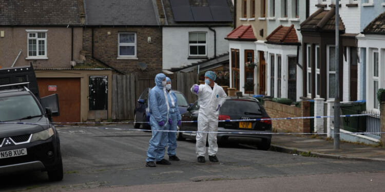 Woman in her 80s stabbed to death outside her home as man in his 60s arrested on suspicion of murder