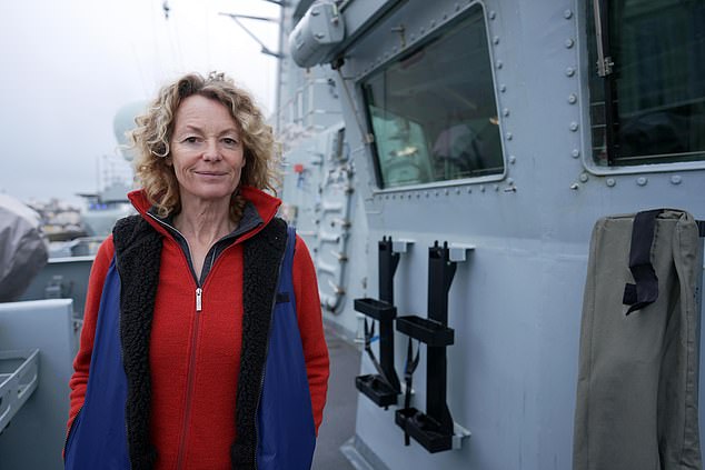 Kate Humble was dropped in the deep end when a Russian sub with the capacity for carrying nuclear missiles was heading for the English Channel