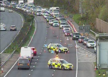 M23 closed at Gatwick Airport over serious crash right before the Easter break sparking misery for holidaymakers