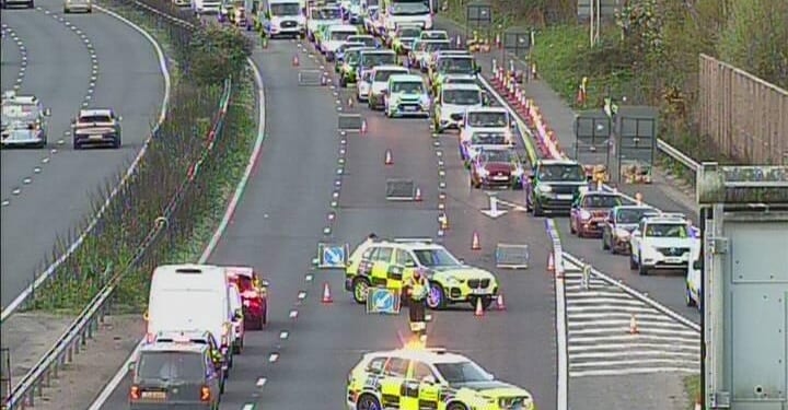 M23 closed at Gatwick Airport over serious crash right before the Easter break sparking misery for holidaymakers