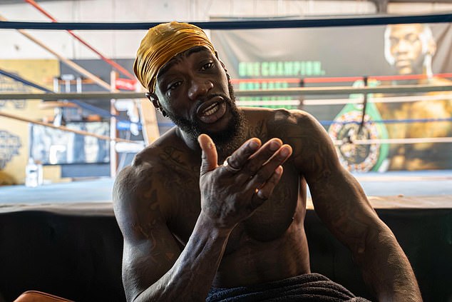 Wilder did two sessions a day, every day, each burning more than 2,100 calories