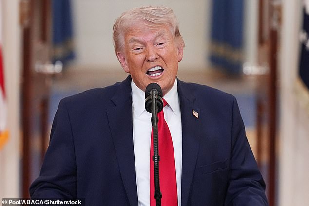 The talks come after Donald Trump again demanded other nations take responsibility for the crucial channel, through which around a fifth of the world's oil normally passes