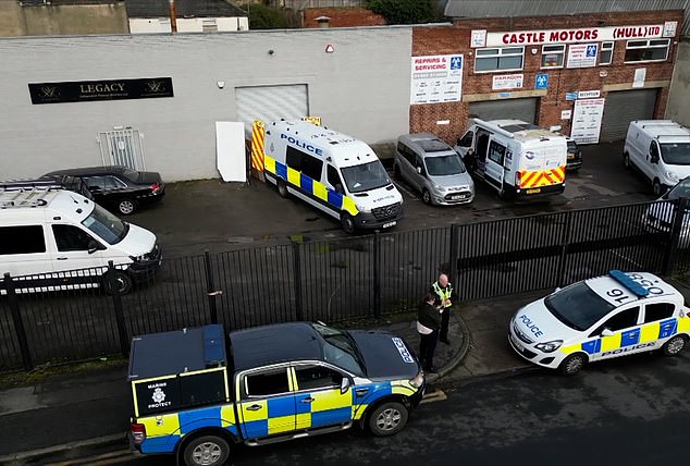 The Hessle Road branch of the Legacy Independent Funeral Directors. Police revealed that more than 2,000 people called a hotline with concerns