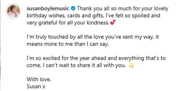 Susan's new living room was decorated with fun birthday banners and filled with multi-coloured balloons