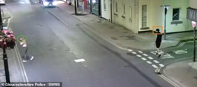 Banafsha then followed the teen at a distance as she walked home from a night out with her mother and friends