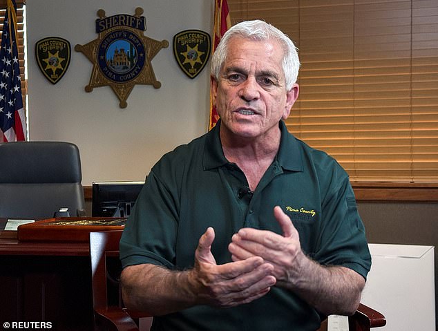 Sheriff Chris Nanos, pictured above, said in a recent media interview that he had 'no regrets' about how his department handled Nancy's case