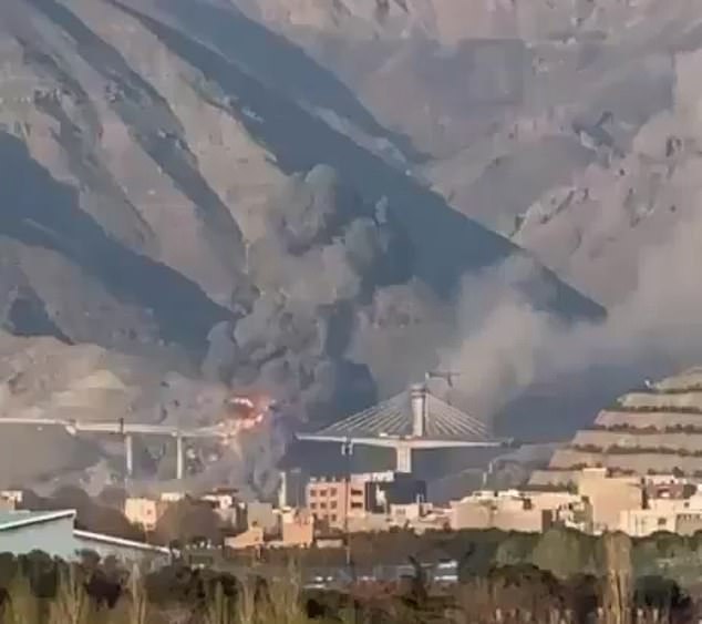 The B1 bridge, which links Iran's capital with the western city of Karaj, was targeted in two waves of strikes on Thursday