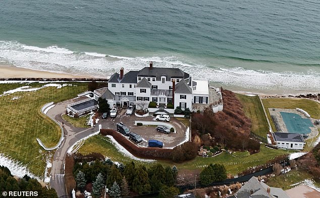 A view shows singer and songwriter Swift's home in the Watch Hill neighborhood in Westerly, Rhode Island