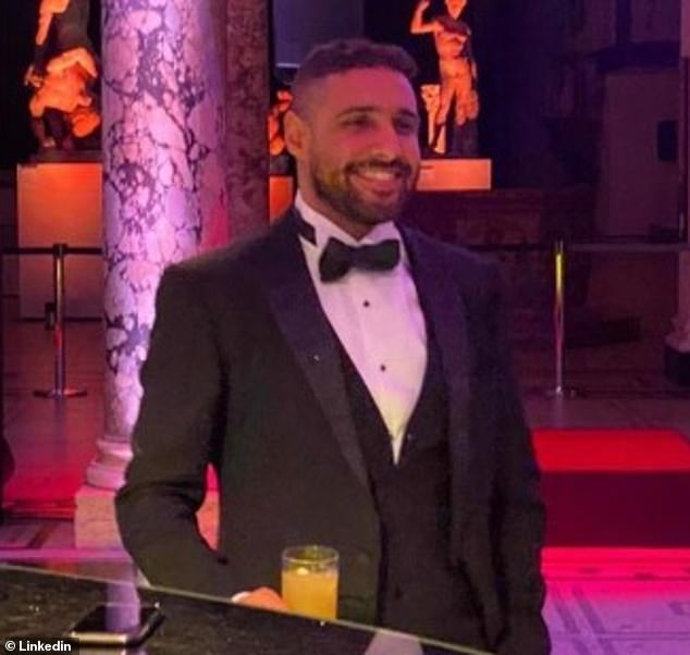 The lavish Porsche - which can cost up to £300k - is believed to be owned by Hassan Sharbatly, pictured, one of Saudi Arabia's wealthiest entrepreneurs