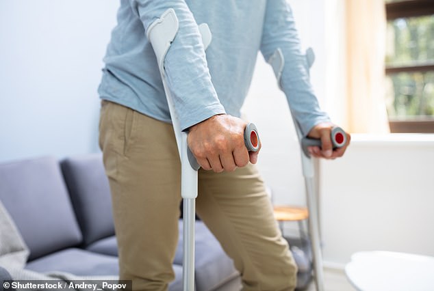 Progressive supranuclear palsy (PSP) can cause difficulty with walking and balance (stock image)