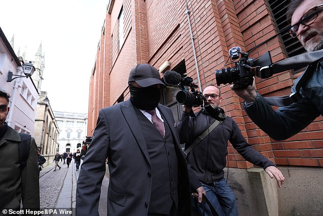 Guilty funeral director Robert Bush leaves Hull Crown Court, Kingston-upon-Hull, on Thursday