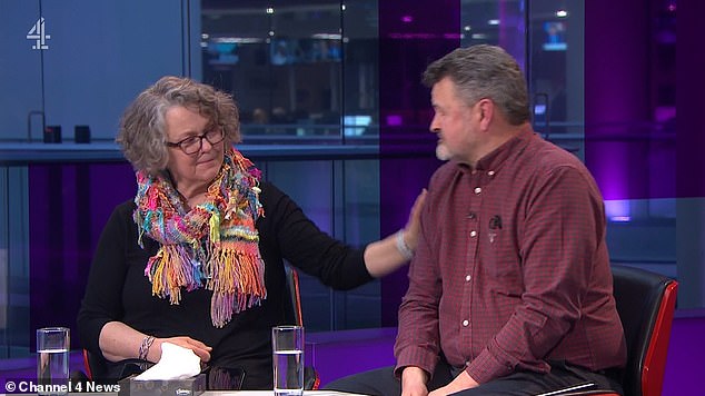 Newman spoke to Bob and Mary Pritchard, who lost their daughter Grace to suicide in August 2025