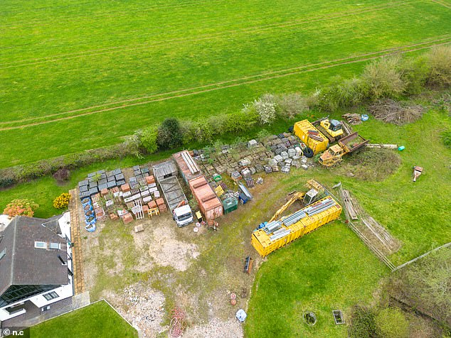 The site, which lies in the Green Belt, had been the subject of complaints, pointing to local concern about the scale and nature of the development