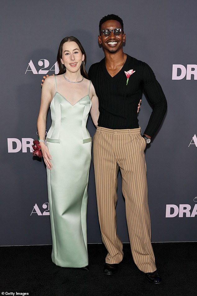 Zendaya's co-stars Alana Haim and Mamoudou Athie made a stylish duo