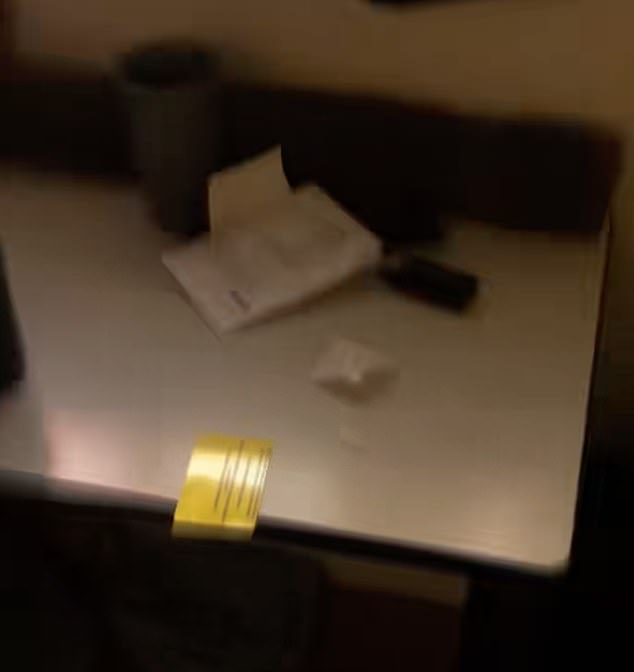 One video posted to TikTok appeared to show drugs in the background