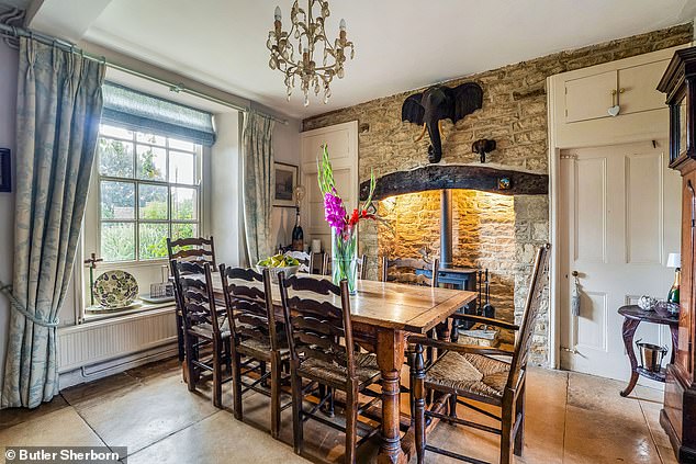 Well-equipped: The house is brimming with light and large windows