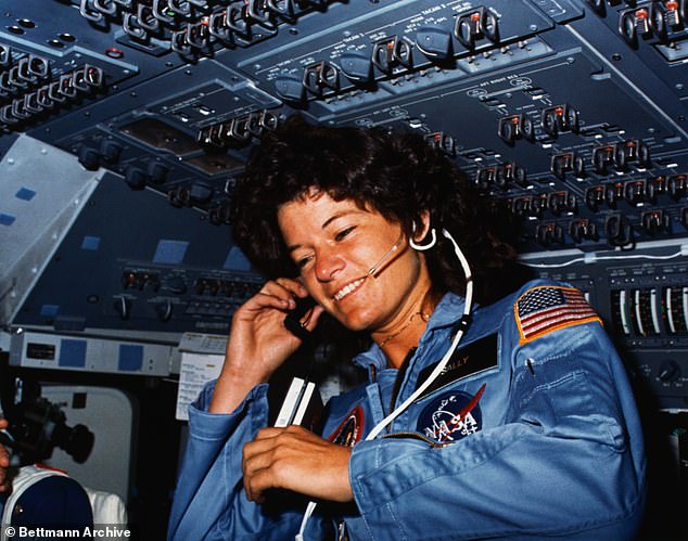 Sally Ride, who became the first American woman and third woman to fly into space, told the BBC that there were numerous other beauty-related issues female astronauts had to contend with including tampon supplies and 'more female-friendly lotions and potions'