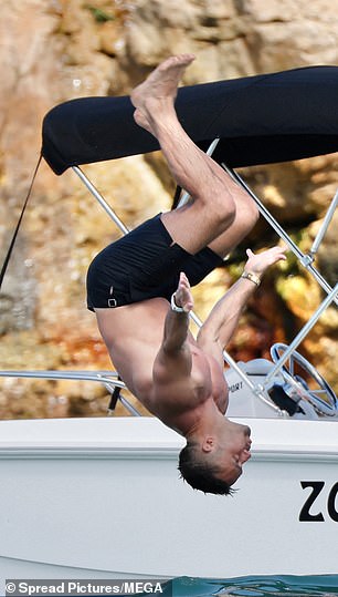 The family watched in delight