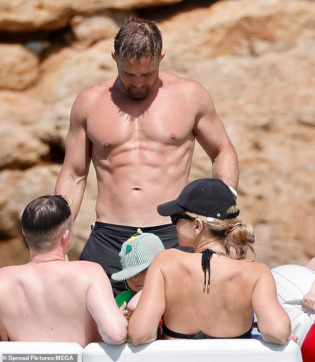 She had previously addressed the claims in an Instagram post, telling followers: 'It’s with great sadness that I have to let you know that Spen and I are NOT breaking up!'