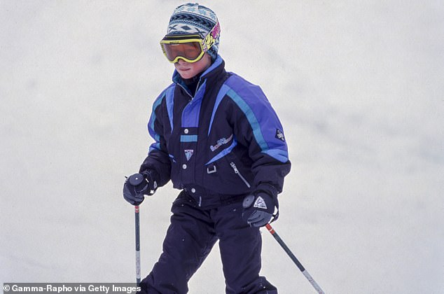 Fans also shared old photos of Prince Harry during skiing trips with his mother, the late Princess of Wales, when he would have been close to Archie's age