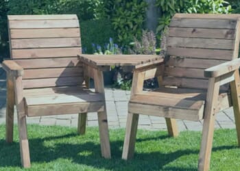Win a Charles Taylor garden seating set from Robert Dyas worth £177.99